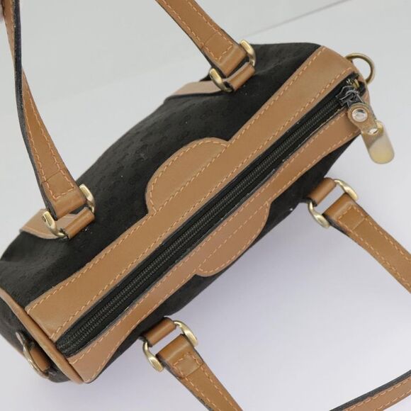 Gucci Micro Small Gg Canvas Black Canvas Handbag (Pre-Owned) - Picture 6 of 16